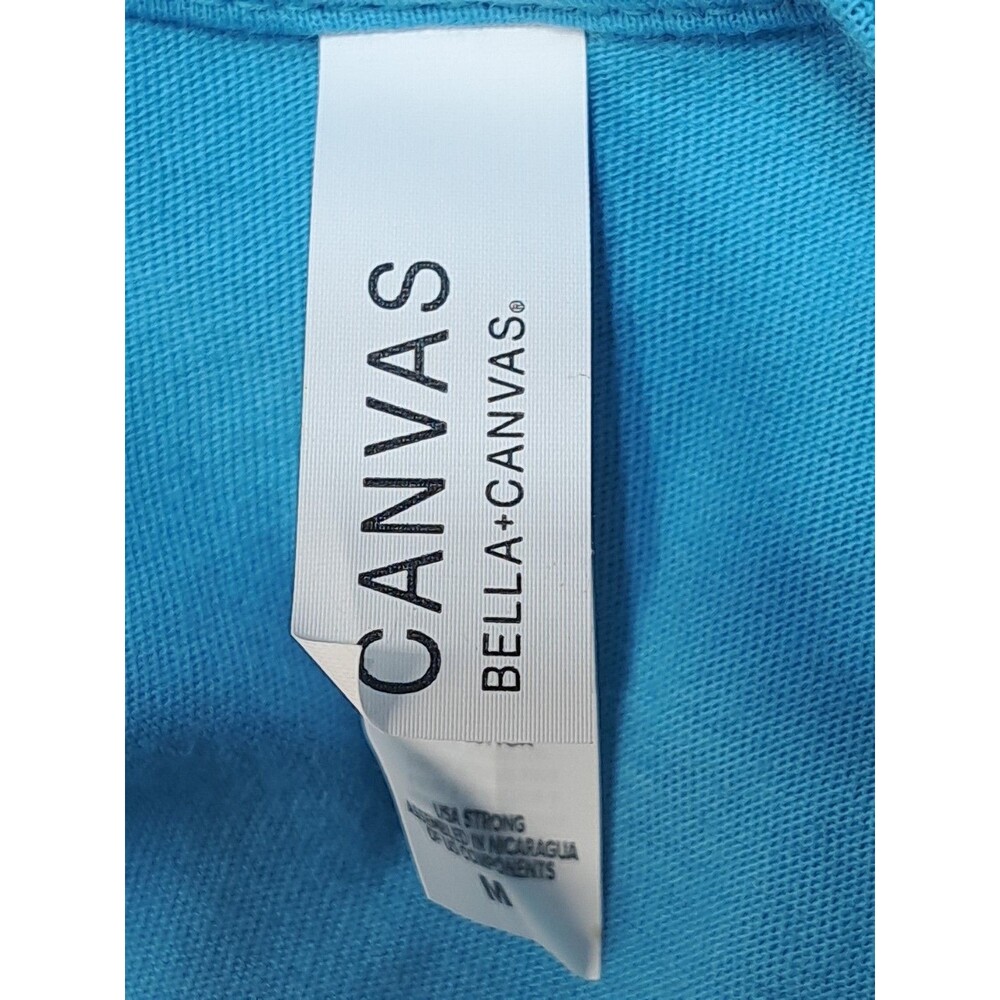 Pass Love No Judgment Weed T-shirt Short Sleeve Blue Crew Neck Funny Unisex EUC - Picture 2 of 7